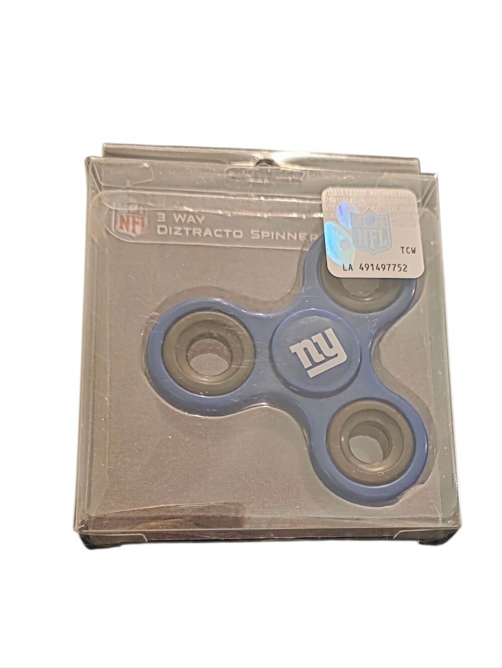 New York Giants Blue Fidget Spinner - NFL Logo - Picture 2 of 2